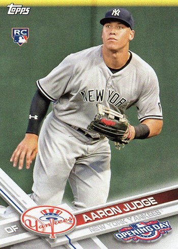 2017-Topps-Opening-Day-Aaron-Judge-RC Aaron Judge cards on ebay