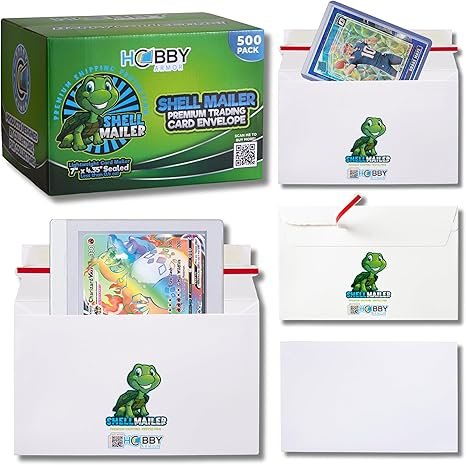 500 Pack Shell Mailer Trading Card Envelopes by Hobby Armor
