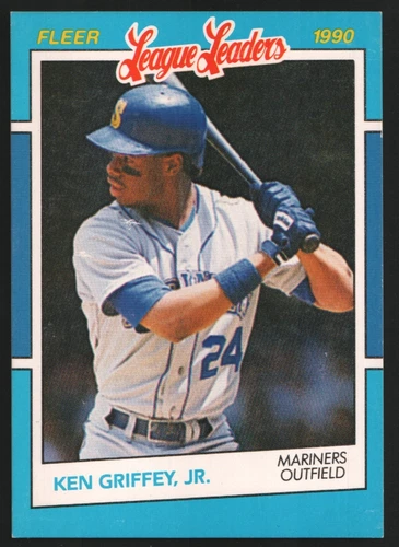 s-l500 (1) 1990 Fleer Baseball's League Leaders - Ken Griffey Jr #14 R1H:67 FREE SHIP