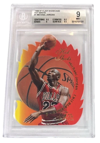 1996-97 Flair Showcase "Hot Shots" MICHAEL JORDAN