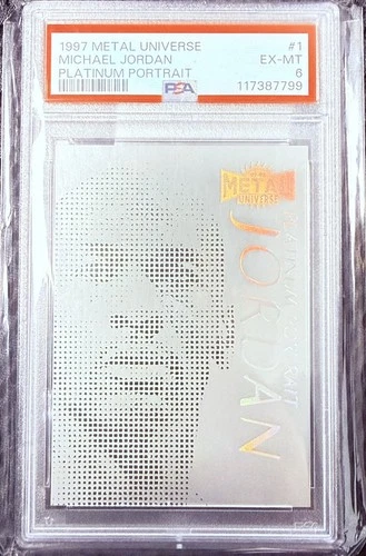 1997-98 Metal Universe "Platinum Portraits" MICHAEL JORDAN